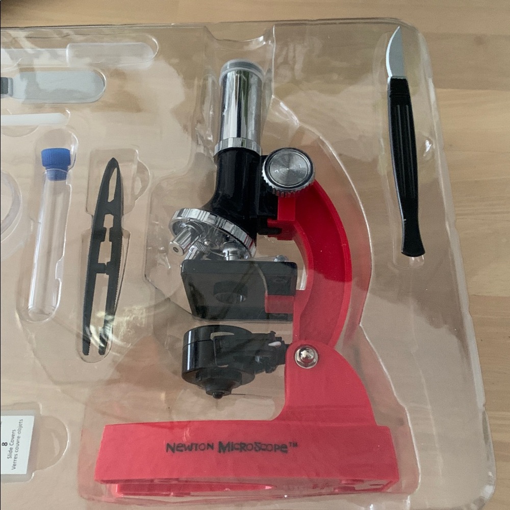 Newton Microscope New In Box Learning Exploring Collect Prepare & Observe - Picture 14 of 15